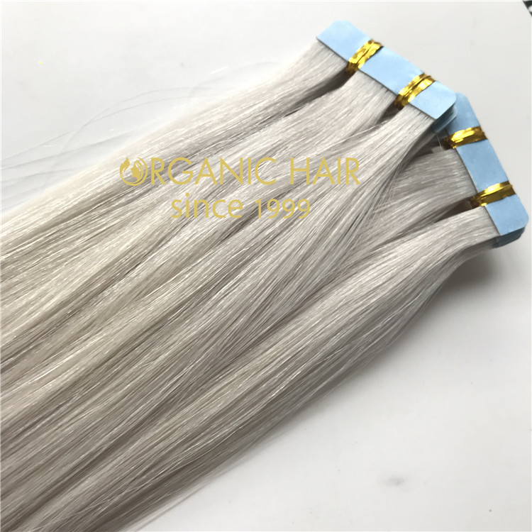 High quality human hair extensions--Tape in hair extensions C24